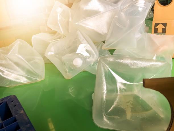 istock Garbage bags and plastic containers contaminated with chemicals 1386479732