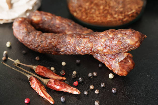 istock Dry sausage 1386483026