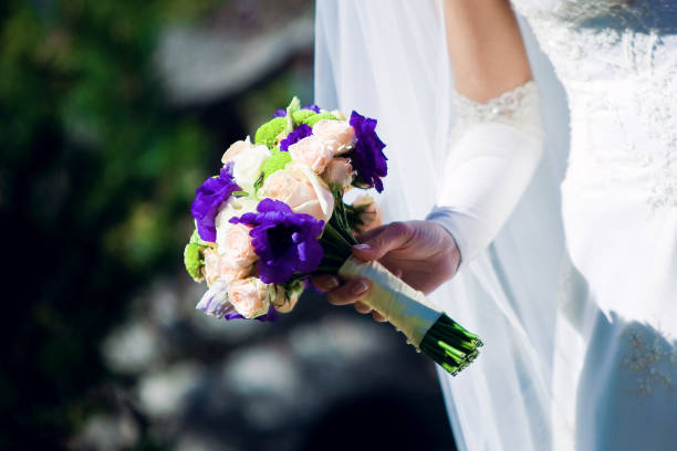 Bridal bouquet stock photo