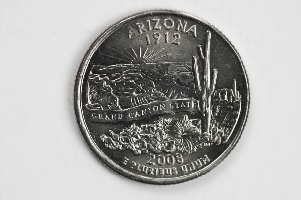 istock Arizona US Quarter Dollar Coin 1386483957
