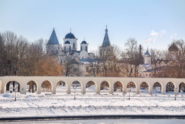 novgorod veliky, russland - novgorod stock-fotos und bilder