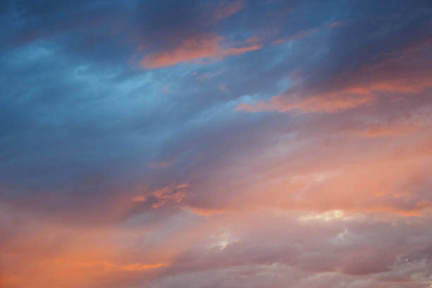 istock Colorful clouds in evening sky. Atmosphere clouds. Nature background. Sunset. Copy space. 1386502212
