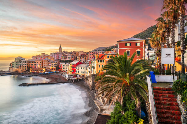 istock Bogliasco, Genoa, Italy on the Mediterranean Sea 1386504724