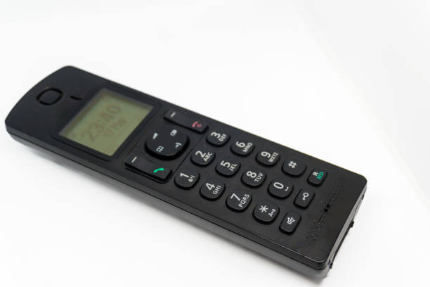Cordless phone isolated on white background