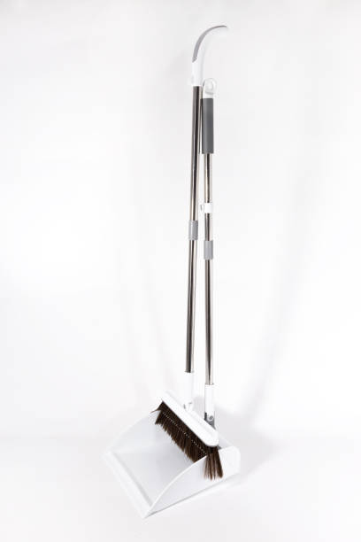 istock Combined White Set Broom and Scoop. 1386512730