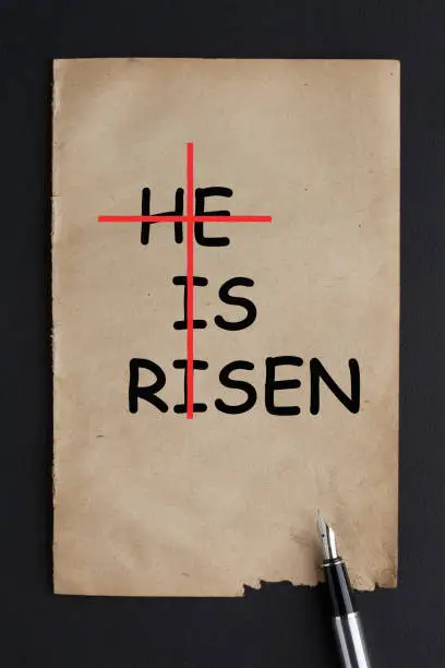 Photo of He is Risen Easter Concept