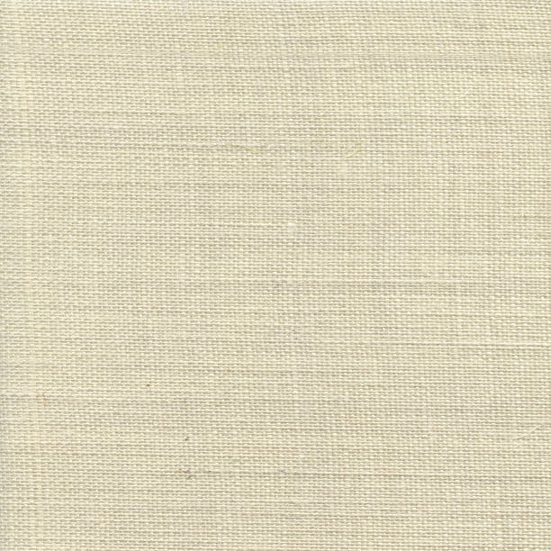 istock Light natural linen texture for the background 1386514754