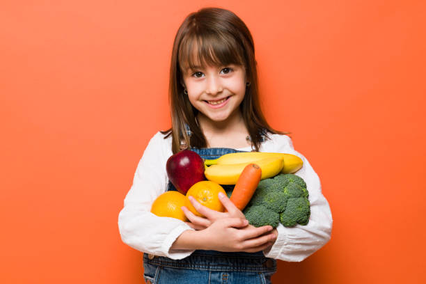 adoro mangiare cibo sano - broccoli vegetable food isolated foto e immagini stock