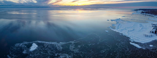 istock Georgian bay in winter close to Tiny, Ontario, Canada 1386515511