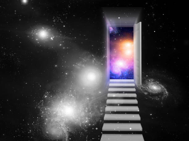 istock Entrance Exit. Portal to other world 1386525601