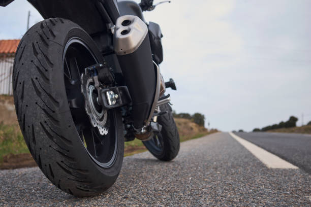 istock Motorcycle on the road 1386527068
