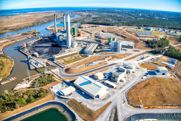 istock Power Plant Aerial 1386530113