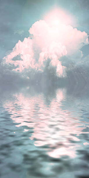 istock Peaceful Skyscape. Clouds and water 1386534896