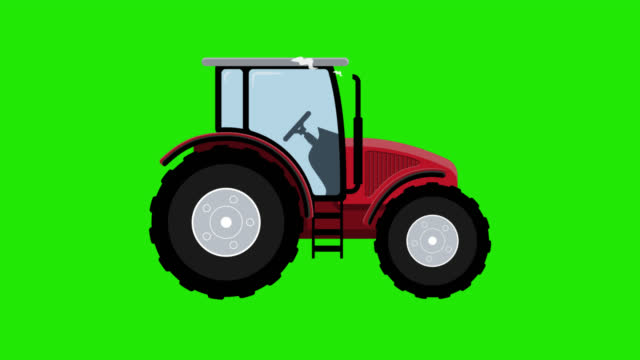 150 Cartoon Tractor Stock Videos and Royalty-Free Footage - iStock | Barn