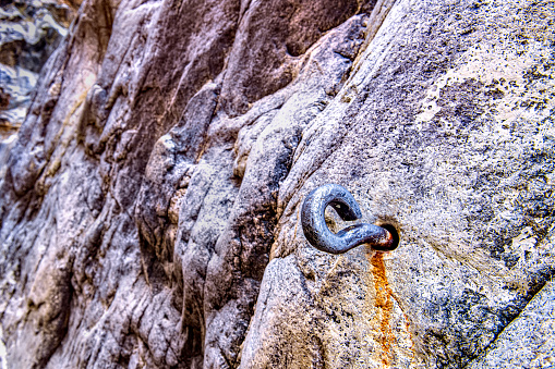 Bolt in Rock Canyon Wall