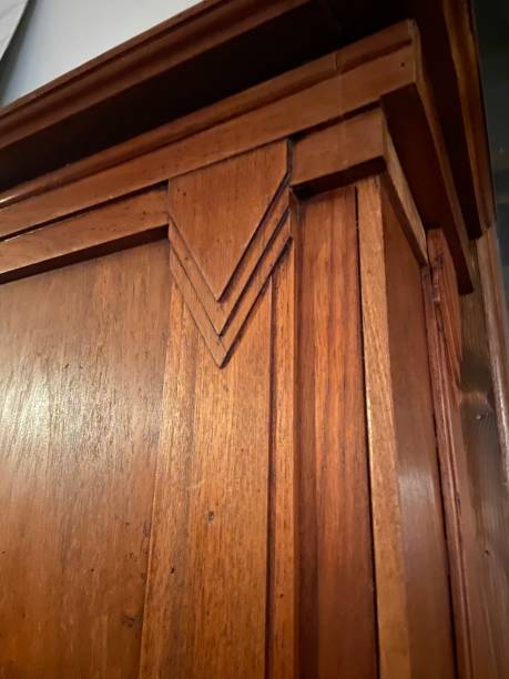 istock art deco classic fan triangle oak wood panel of panelling typical 1920s-40 deco style 1386542572