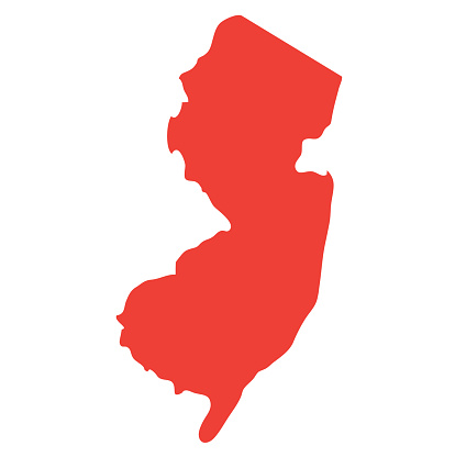 new jersey map concept