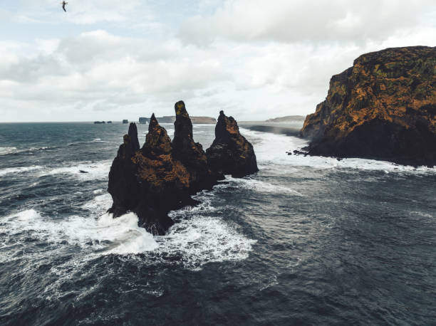 istock Iceland Reynisdrangar Sea Stacks Vik i Myrdal Cliff 1386550987