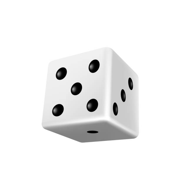 istock Dice isolated 3d object for gambling games design, casino, craps and poker, tabletop or board games 1386578342