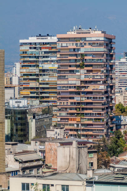 istock Apartment block in Santiago de Chile 1386586760