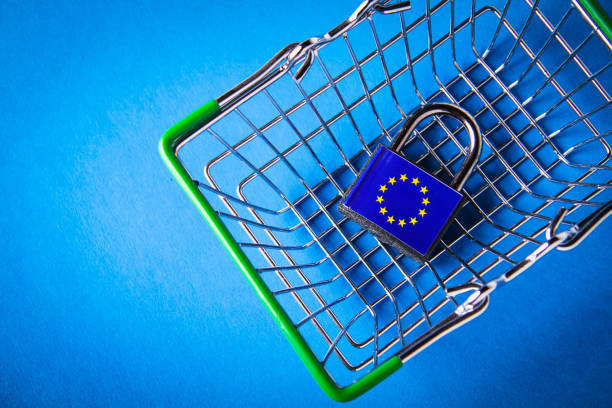 istock EU sanctions. Sanctions basket. Closing deliveries to European countries. 1386588139