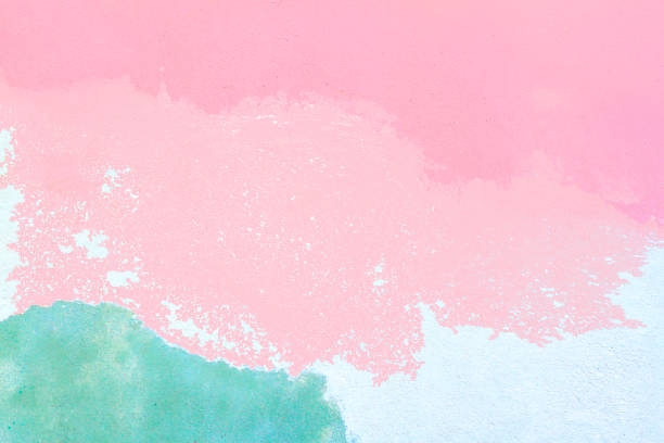 Pink and Turquoise Wall Abstract Background