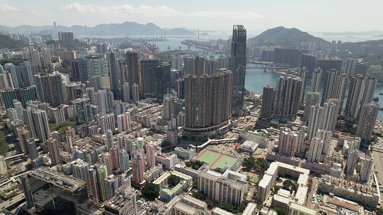 Tusen wan new town, the new territories in Hong Kong, part of development of new town area