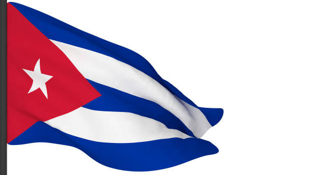 istock national flag background image,wind blowing flags,3d rendering,Flag of Cuba 1386609348