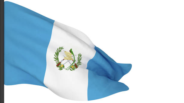istock national flag background image,wind blowing flags,3d rendering,Flag of Guatemala 1386609369