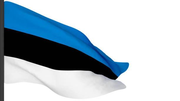 istock national flag background image,wind blowing flags,3d rendering,Flag of Estonia 1386613900