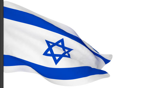 istock national flag background image,wind blowing flags,3d rendering,Flag of Israel 1386614964