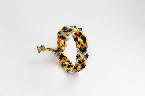 istock DIY woven friendship bracelets with different braiding. Summer accessory 1386617255