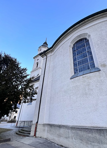 The Blue Church or The Church of St. Elizabeth or Modry Kostol Svatej Alzbety in the Old Town in Bratislava, Slovakia