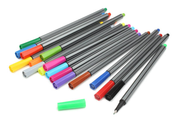 istock Set of multicolored fineliners 1386621311