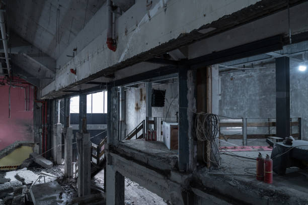 istock Demolition of buildings 1386622364