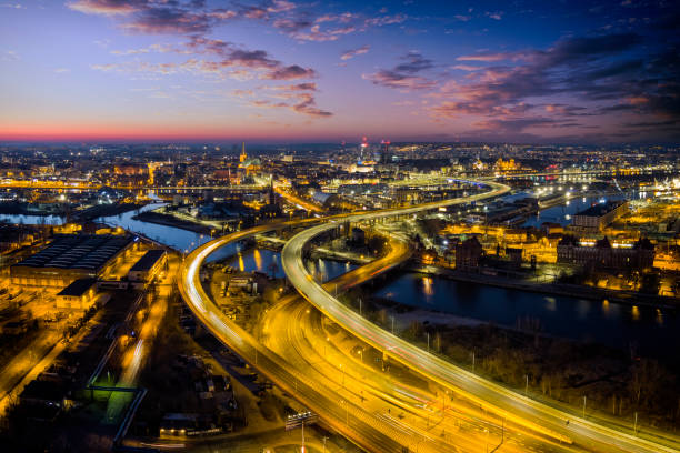 istock Szczecin by night, Poland 1386624300
