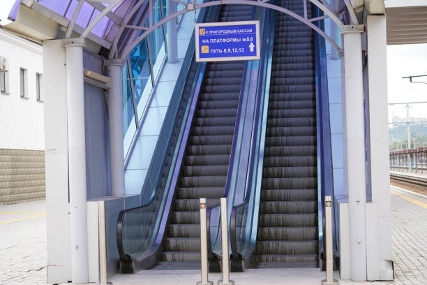 istock A sign with the inscription platform number 1. 1386626738
