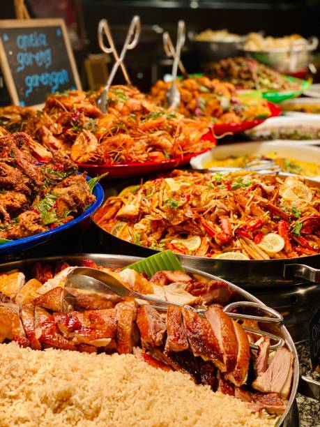 istock Ramadan buffet, Malaysian food, hotel buffet, 1386626740