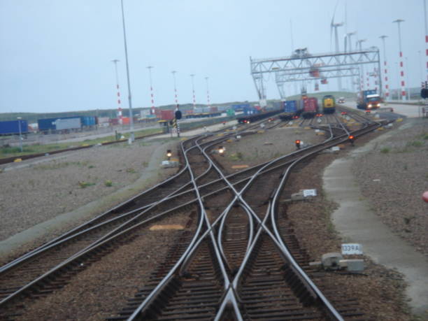 View of Kijfhoek classification yard, 2008 - defocused