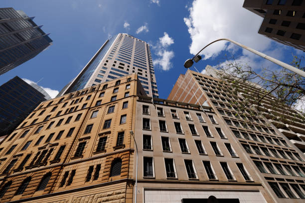 istock Old and new buildings 1386631317
