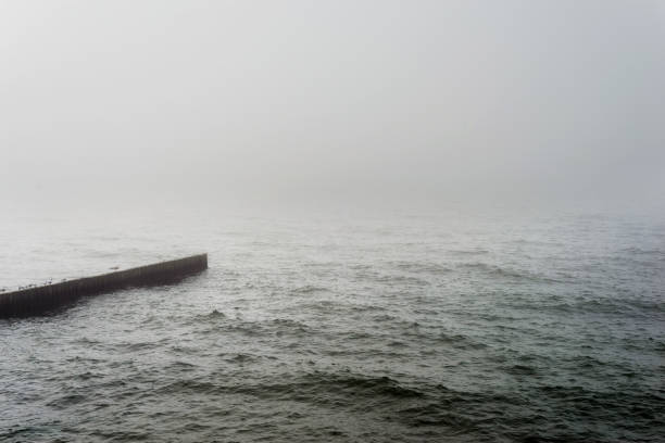 istock Foggy Weather at the sea 1386632382