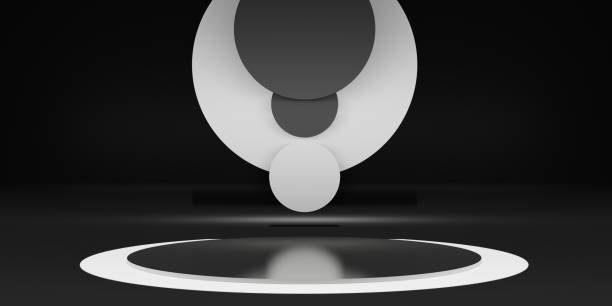 istock dark studio scene podium stage style zen minimalist scene concept 3d illustration 1386637142