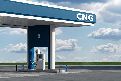 Concept of compressed natural gas filling station