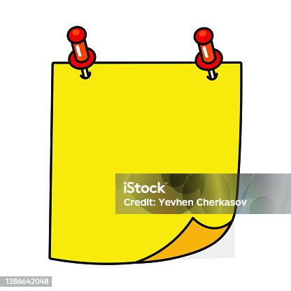 istock Cute funny posted notes. Vector hand drawn cartoon kawaii character illustration icon. Isolated on white background. Posted notes concept 1386642048