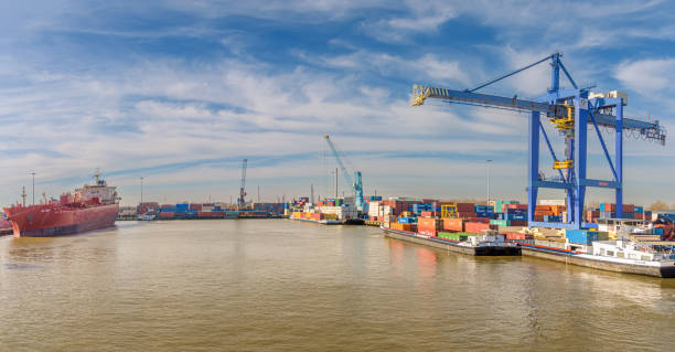 porto di rotterdam - patrick quay foto e immagini stock