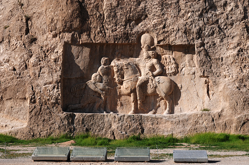 Located in Shiraz, Iran, this ancient site depicts the Persian mythology hero Rustam.