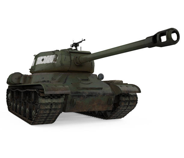 istock Military Tank Isolated 1386645840