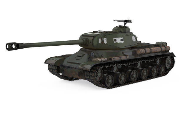 istock Military Tank Isolated 1386646409