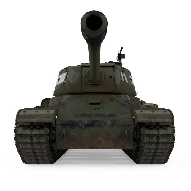 istock Military Tank Isolated 1386646516