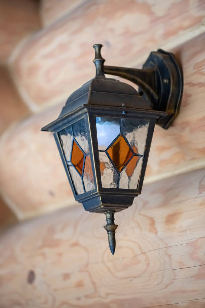 istock garden lantern. tree house and street lamp. 1386646790